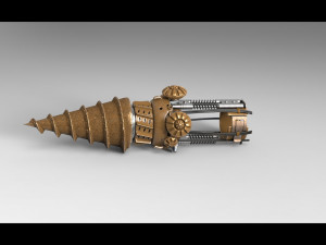 bioshock drill 3D-Modell