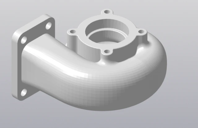 car turbine hot part 3D Model .c4d .max .obj .3ds .fbx .stl .blend