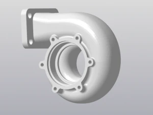 car turbine hot part 3D Model