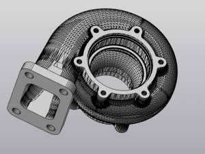car turbine hot part 3D 모델