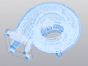 car turbine hot part 3D Model