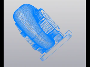 car turbine hot part 3D Model
