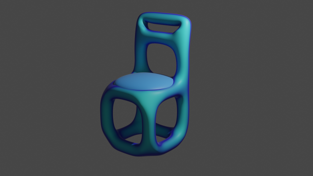 chair 3D Model .c4d .max .obj .3ds .fbx .stl .blend 