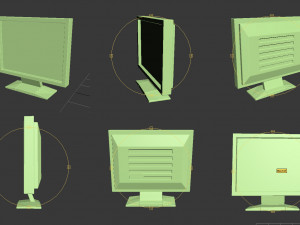 class room interior classroom office chair desk pc keyboard furniture architecture school design com 3D Model