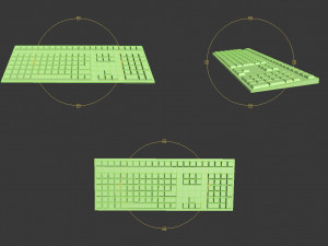 class room interior classroom office chair desk pc keyboard furniture architecture school design com 3D Model