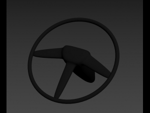 car bus truck steering wheel interior control transportation vehicle hand automobile auto modern par 3D Model