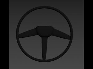 car bus truck steering wheel interior control transportation vehicle hand automobile auto modern par Modèle 3D