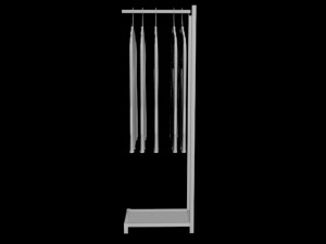 mens tank top tshirt rack mens long sleeve t-shirt rack hanging pants folded hanging pants jeans p 3D 모델