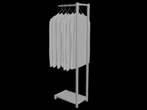 mens tank top tshirt rack mens long sleeve t-shirt rack hanging pants folded hanging pants jeans p 3D 모델
