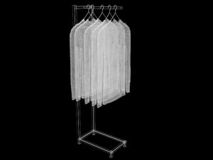 mens tank top tshirt rack mens long sleeve t-shirt rack hanging pants folded hanging pants jeans p 3D Model