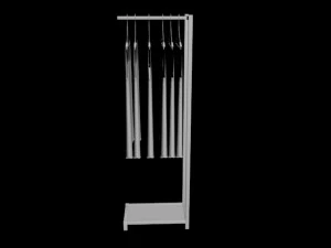mens tank top tshirt rack mens long sleeve t-shirt rack hanging pants folded hanging pants jeans p 3D Model