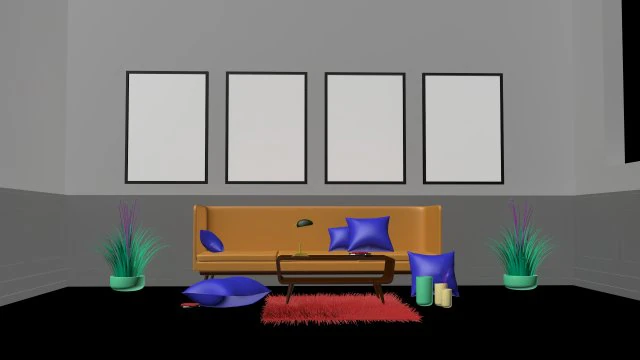 living room interior design minimalist contemporary furniture room comfort family living interior de 3D Model .c4d .max .obj .3ds .fbx .stl .blend 