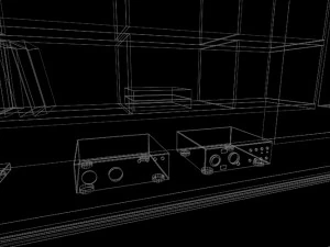 living room interior design minimalist contemporary furniture room comfort family living interior de 3D Model