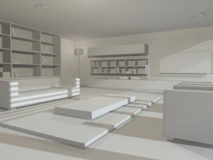 living room interior design minimalist contemporary furniture room comfort family living interior de 3D Model