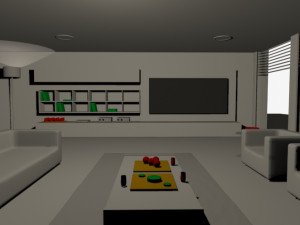 living room interior design minimalist contemporary furniture room comfort family living interior de 3D 모델