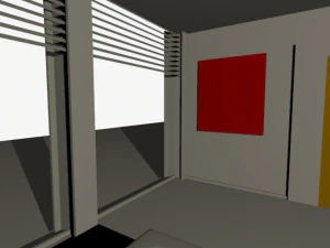 living room interior design minimalist contemporary furniture room comfort family living interior de 3D Model