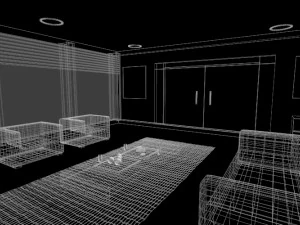 living room interior design minimalist contemporary furniture room comfort family living interior de 3D Model