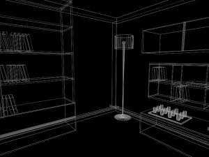 living room interior design minimalist contemporary furniture room comfort family living interior de 3D Model