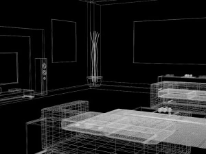 living room interior design minimalist contemporary furniture room comfort family living interior de 3D Model