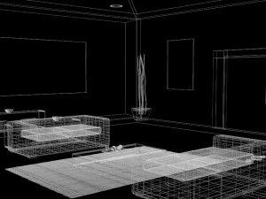 living room interior design minimalist contemporary furniture room comfort family living interior de 3D Model