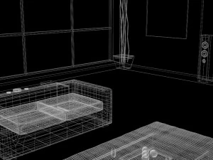 living room interior design minimalist contemporary furniture room comfort family living interior de 3D Model