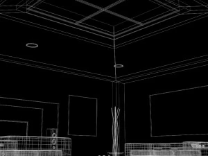 living room interior design minimalist contemporary furniture room comfort family living interior de 3D Model