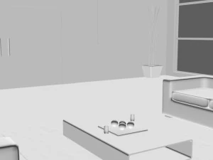 living room interior design minimalist contemporary furniture room comfort family living interior de 3D Model