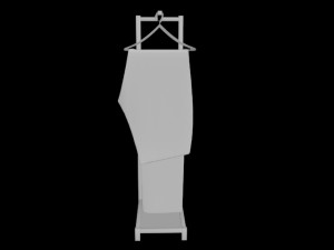 pants trousers jeans rack 1 mens tank top tshirt rack mens long sleeve t-shirt rack hanging pants Model 3D