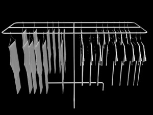 pack jeans tshirts round rack 1 mens tank top tshirt rack mens long sleeve t-shirt rack hanging pa 3D Model