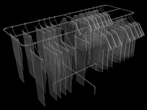 pack jeans tshirts round rack 1 mens tank top tshirt rack mens long sleeve t-shirt rack hanging pa 3D Model