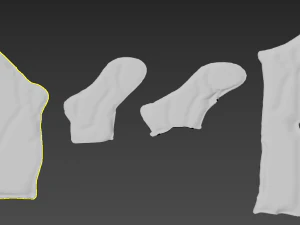 sock socks calcetin calcetines foot footwear wear winter feet classic cloth women men unishort f 3D Model