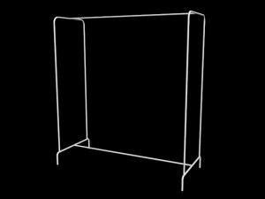 pack 3 clothes racks pack 3 mens tank top tshirt rack mens long sleeve t-shirt rack hanging pants Model 3D