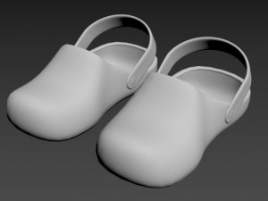 crocs shoes flip flop boots shoe shoes accessories rubber slip on slippers sandal flipflops flipflop 3D Model