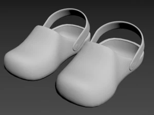 crocs ayakkabı flip flop &ccedil;izmeler ayakkabı ayakkabı aksesuarları kau&ccedil;uk terlik &uuml;zerinde kayma sandal flip flop flip flop 3D Model