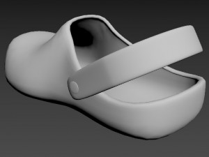 crocs shoes flip flop boots shoe shoes accessories rubber slip on slippers sandal flipflops flipflop 3D-Modell