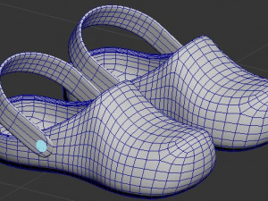 crocs shoes flip flop boots shoe shoes accessories rubber slip on slippers sandal flipflops flipflop 3D-Modell