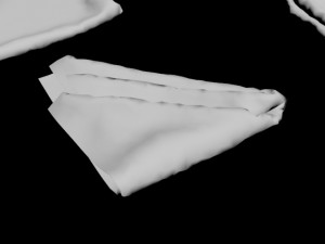 napkin collection bar serviette square food kitchen towel clean restaurant soft drink dinning decora 3D मॉडल