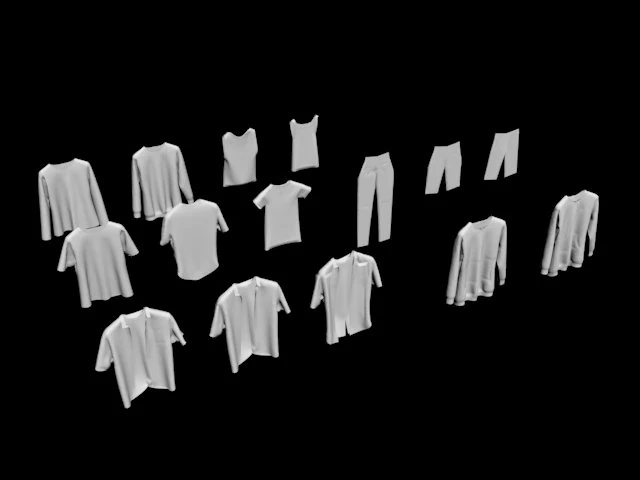 30 hanged clothes collection sock socks calcetin calcetines foot footwear wear winter feet classic c 3D Model .c4d .max .obj .3ds .fbx .stl .blend