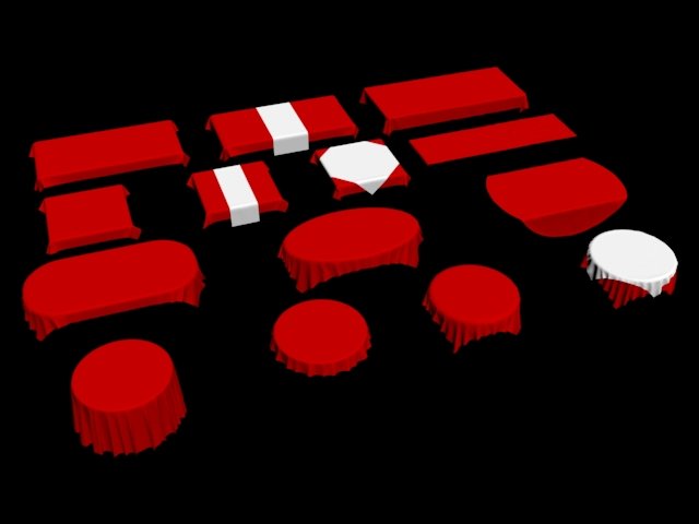 table cloth tablecloth fabric rag wood oval circle round square rectangular interior restaurant vint Modèle 3D .c4d .max .obj .3ds .fbx .stl .blend 
