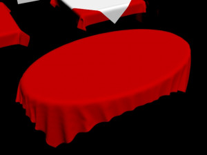 table cloth tablecloth fabric rag wood oval circle round square rectangular interior restaurant vint Modèle 3D