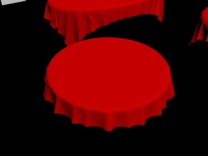 table cloth tablecloth fabric rag wood oval circle round square rectangular interior restaurant vint Modèle 3D