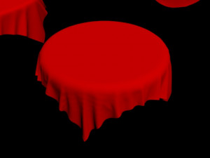 table cloth tablecloth fabric rag wood oval circle round square rectangular interior restaurant vint Modèle 3D
