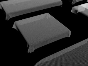 table cloth tablecloth fabric rag wood oval circle round square rectangular interior restaurant vint Modèle 3D