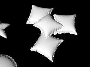 cushion cushions pillow pillows collection rectangular seat sofa box fabric sleep bed relax chair de 3D Model