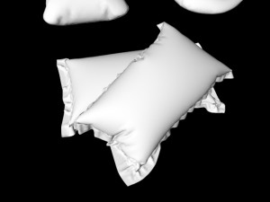 cushion cushions pillow pillows collection rectangular seat sofa box fabric sleep bed relax chair de 3D Model