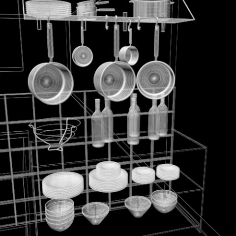 kitchen room interior design minimalist contemporary furniture room comfort family interior design Model 3D .c4d .max .obj .3ds .fbx .stl .blend 