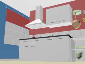 kitchen room interior design minimalist contemporary furniture room comfort family interior design Model 3D