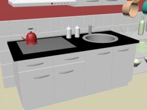 kitchen room interior design minimalist contemporary furniture room comfort family interior design Model 3D