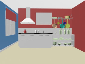 kitchen room interior design minimalist contemporary furniture room comfort family interior design Model 3D