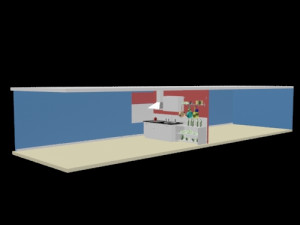 kitchen room interior design minimalist contemporary furniture room comfort family interior design Model 3D